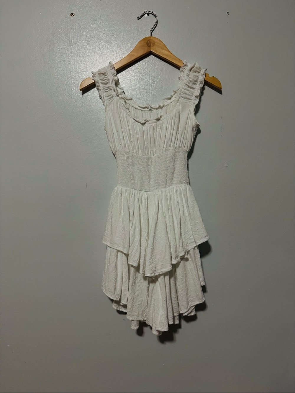 white Princess Polly Love Galore romper